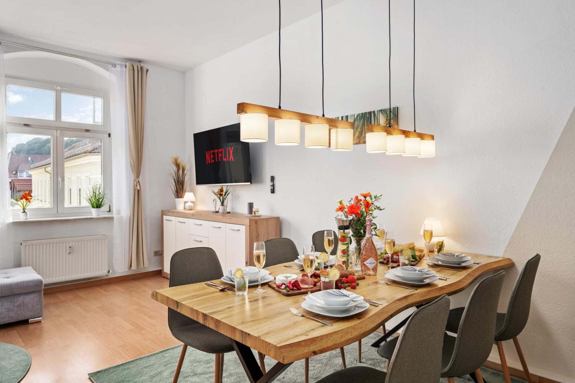 Neu Meissen Altstadt Familyoase Wlan Netflix Magenta Disney Eksteriør bilde